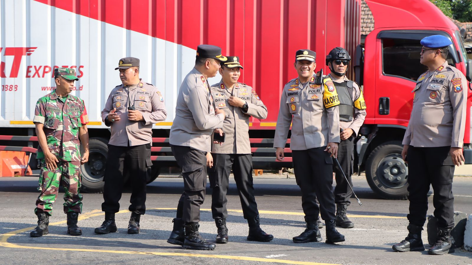 Pengamanan Ketat Polres Nganjuk Pastikan Keselamatan Warga PSHW di Suran Agung